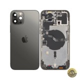 Capac Baterie Apple iPhone 12 Pro Max Cu Carcasa Mijloc Negru (Graphite) Swap