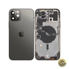 Capac Baterie Apple iPhone 12 Pro Max Cu Carcasa Mijloc Negru (Graphite) Swap