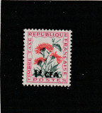 Reunion 1965 - Taxe,Flora , Flori , supratipar CFA.,dant., MNH,Mi.P50