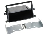 Cadru radio 2 DIN negru pentru Mitsubishi L200 (2006-2015)