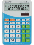 Calculator De Birou, 10 Digits, 149 X 100 X 27 Mm, Dual Power, Sharp El-m332bbl - Gri/bleu