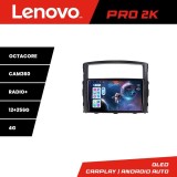 Navigatie Android Mitsubishi Pajero Lenovo 2K QLED 12+256 GB 360