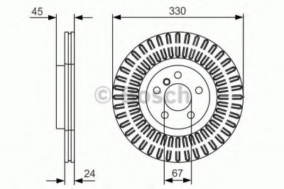 Disc frana BMW X1 (F48) (2015 - 2016) BOSCH 0 986 479 C94 foto