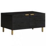 Gossi masuta de cafea, negru, 80x50x40 cm, lemn prelucrat