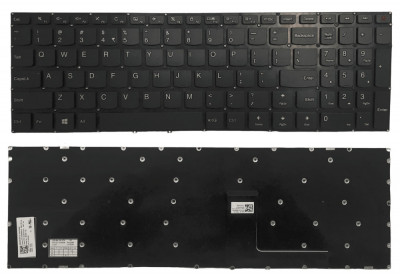 Tastatura Laptop, Lenovo, IdeaPad 110-15AST Type 80TR, layout US foto