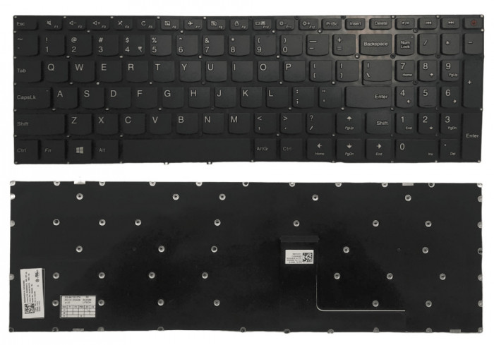 Tastatura Laptop, Lenovo, IdeaPad 110-15AST Type 80TR, layout US