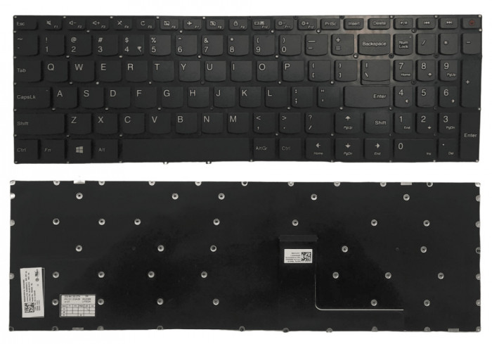 Tastatura Laptop, Lenovo, IdeaPad 110-15IBR Type 80T7, 80W2, layout US