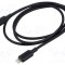 Cablu Apple Lightning la USB C 1m negru PVC VENTION