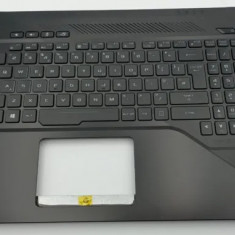 Carcasa superioara cu tastatura palmrest Laptop, Asus, ROG Strix GL703GE, iluminata RGB, 90NB0GL1-R31UK, layout UK