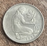 C50 - Moneda foarte veche - Germania - 50 pfennig - 1988 litera G
