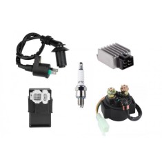 Bobina Inductie + Releu Pornire + Releu Incarcare + CDI ATV 125cc