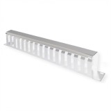 Front Panel 19&quot; 1U cu organizator pentru cabluri 40x80mm RAL7035 Gri deschis, Value 26.99.0303