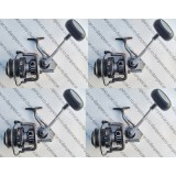 SET 4 Mulinete Crap Line Winder KK8000 cu tambur long-cast 0,40mm/260m