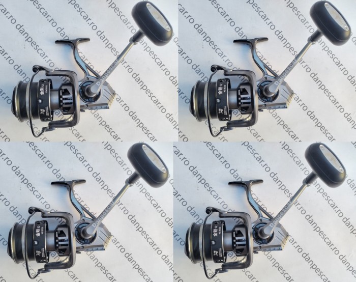 SET 4 Mulinete Crap Line Winder KK8000 cu tambur long-cast 0,40mm/260m