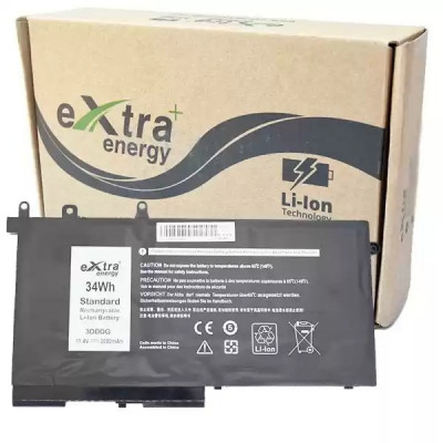 Baterie compatibila Laptop, Dell, Precision 3530, M3530, 3DDDG, 11.4V 3000mAh 34Wh foto