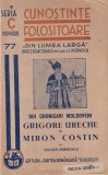 Lucian Predescu - Doi cronicari moldoveni Grigore Ureche si Miron Costin (1939), cartea romaneasca