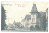 5590 - SIBIU Street Schewis, Romania - old postcard ( 14 / 9 cm ) - unused