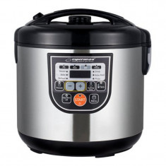 Multicooker Cooking Mate Esperanza, 860 W, 5 L, 11 functii, corp inox foto