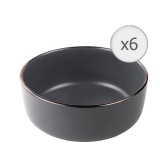 SET 6 B.CEREALE, CERAMICA 16 CM, CALYPSO, Heinner