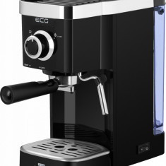 Espressor manual ECG ESP 20301 Negru, 1450 W,1.25 L, dispozitiv spumare, 20 bar