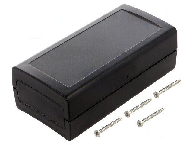 Carcasă ABS neagră IP53 60x120x40mm