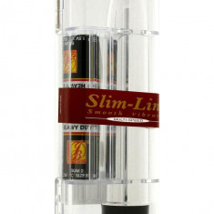 Slim-Line - Vibrator clasic, argintiu, 19 cm