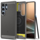Husa pentru samsung galaxy s25 ultra - spigen rugged armor magsafe - marble grey