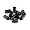 Set 10 terminatii metalice pentru snur 5 mm Negru