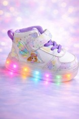 Adidasi pentru copii cu luminite LED multicolore model printesa (Marime