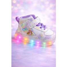 Adidasi pentru copii cu luminite LED multicolore model printesa (Marime