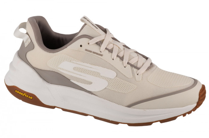 Pantofi pentru adidași Skechers Global Jogger - Covert 237353-OFWT alb