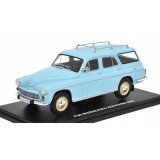 Macheta auto FSO Warszawa 223 Kombi 1985 scara 1:24 albastru