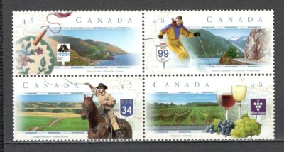 Canada.1997 Vederi bloc 4 GC.42 foto