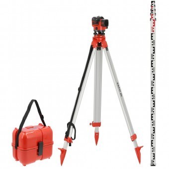 Nivela optica 32X cu stativ si trepied, 100m, IP54
