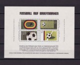 ✅(V22) Germania &#039;74, bloc- vinieta C.M. Fotbal Germania , repro. seria din &#039;74