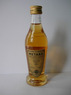 MINIATURI STICLUTE BAUTURA &amp;quot;METAXA 7 STELE&amp;quot; foto