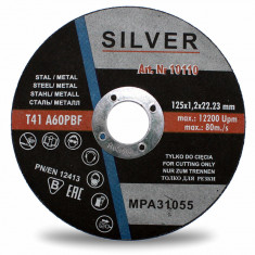 Disc pentru metal si inox 125 x 1.2 x 22.23