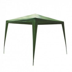 Pavilion patrat 3x3m, poliester, verde, 016640, Kocin foto