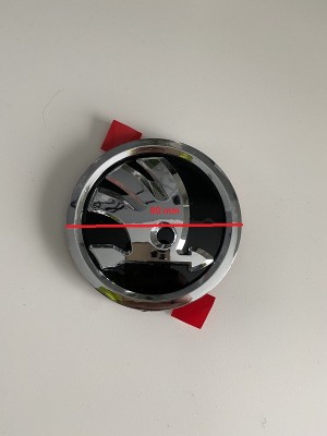 emblema skoda octavia 2 SPATE negru foto