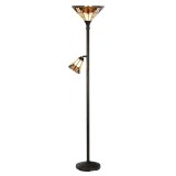Cumpara ieftin Lampadar Tiffany fier sticla 30x178 cm