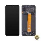 Display cu Touchscreen Samsung Galaxy M12 M127 cu Rama Negru Service Pack GH82-25042A
