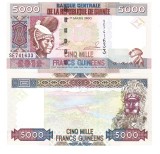 Guineea 5 000 5000 Francs 2012 P-41b UNC