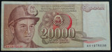 Cumpara ieftin Bancnota 20000 DINARI / DINARA - RSF YUGOSLAVIA, anul 1987 *cod 261