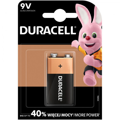 Duracell | Baterie alcalina 9V, dreptunghiulara, basic foto