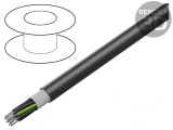 Cablu HELUTHERM 145 MULTI Cu 12G1,5mm2 Negru
