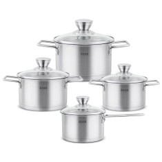 Set Oale Inox cu capac Zass Gourmet ZG-SCS 03 ProDesign DailyAppliances