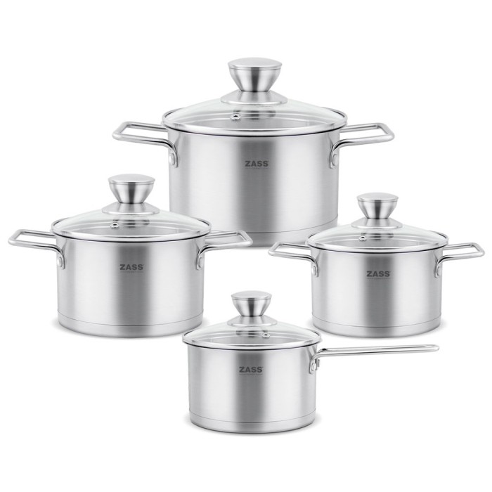 Set Oale Inox cu capac Zass Gourmet ZG-SCS 03 ProDesign DailyAppliances
