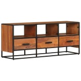 Cumpara ieftin Comoda TV, 110x30x45, lemn masiv de acacia