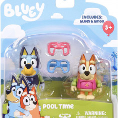 Set 2 figurine - Pool Time - Bluey and Bingo | Moose Toys