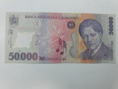 Romania 50000 lei 2001-UNC foto